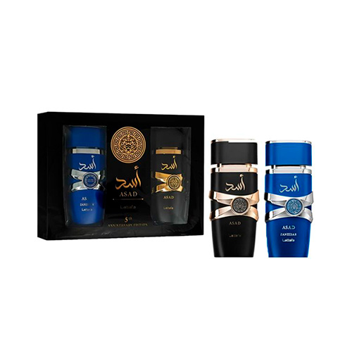 KIT LATTAFA ASAD 100ML+ASAD ZANZIBAR EDP 100ML 2 PIEZAS