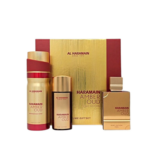 KIT ALHARAMAIN AMBER OUD RUBY 75ML (3PIEZAS)