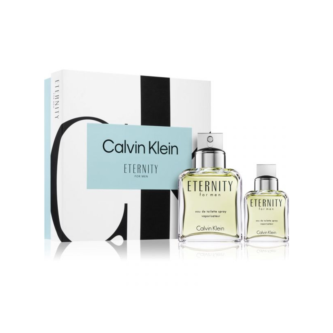 KIT CALVIN KLEIN ETERNITY EDT M 100ML  2 PIEZAS
